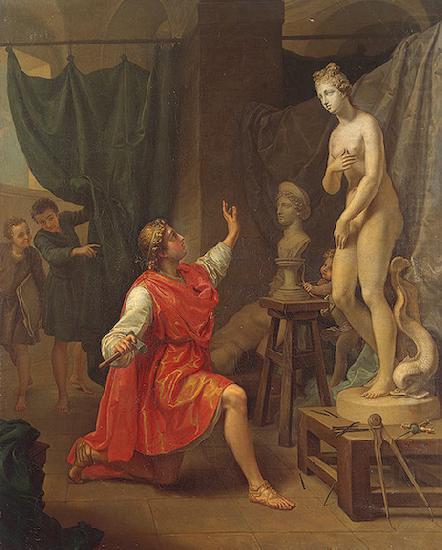 Laurent Pecheux Pygmalion and Galatea oil painting picture